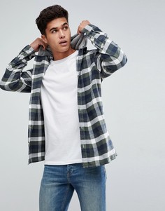 Фланелевая рубашка с капюшоном Jack &amp; Jones Originals - Зеленый