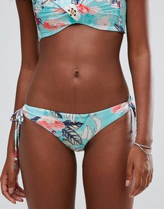 Бразильские плавки бикини с завязками по бокам Seafolly Modern Love - Мульти