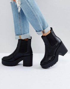 Ботинки челси на массивной подошве New Look - Черный