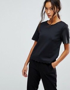 Топ с фактурной отделкой New Look - Черный