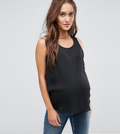 Свободный топ на молнии New Look Maternity - Черный