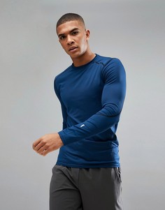 Синий лонгслив New Look SPORT - Синий