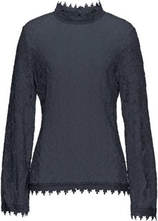 Блузка из трикотажа (ночная синь) Bonprix