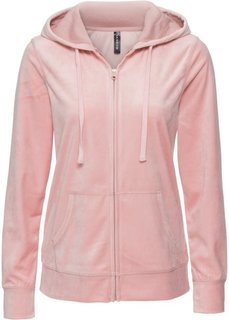 Трикотажная куртка (дымчато-розовый) Bonprix