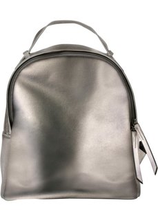 Рюкзак с металлическим отливом (серый металлик) Bonprix