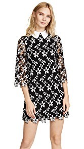 alice + olivia Debra Oversized Collar Dress
