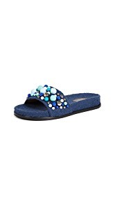 Aquazzura Bon Bon Pool Slides