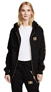 Baja East Zip Up Hoodie