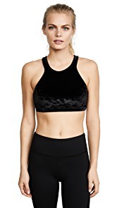 Beyond Yoga Crushed Velvet Studio Bra