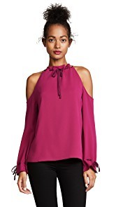 Cooper &amp; Ella Cold Shoulder Blouse