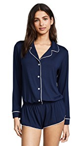 Eberjey Gisele PJ Long Sleeve Teddy