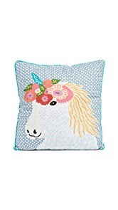 Gift Boutique Floral Unicorn Pillow