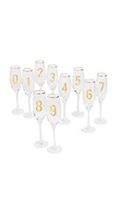 Gift Boutique Countdown Set of 10 Glasses