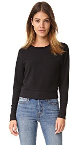 James Perse Fleece Dolman Raglan Top