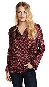 Madewell Oversized Silk PJ Top