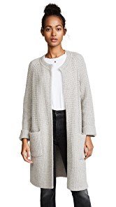 Madewell Long Waffle Cardigan