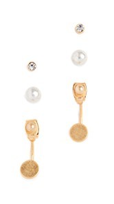 Madewell Front-Back Stud Earring Set