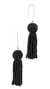 Madewell Beaded Tassel Earrings