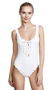 Marysia Swim Palm Springs Lace Up Maillot