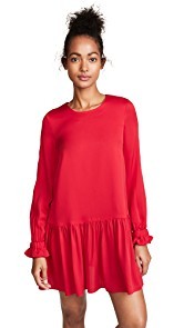 Milly Stretch Silk Quinn Dress: