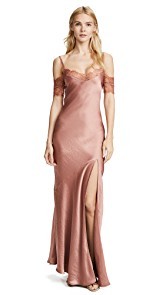 Nicholas Satin Bias Slip Dress