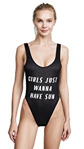 Private Party Girls Just Wanna Have Sun One Piece Swimsuit