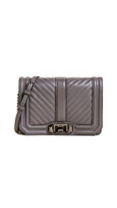 Rebecca Minkoff Chevron Small Quilted Love Cross Body Bag