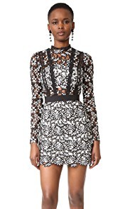 Self Portrait Antoinette Mini Dress