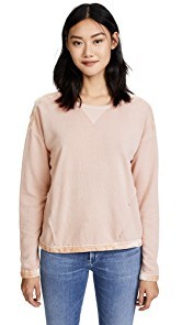 Splendid Velvet Mixed Media Top