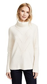 TSE Cashmere Long Sleeve Roll Neck Sweater