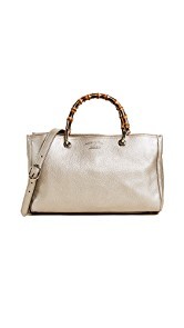 What Goes Around Comes Around Gucci Leather Bamboo Handbag (Previously Owned)