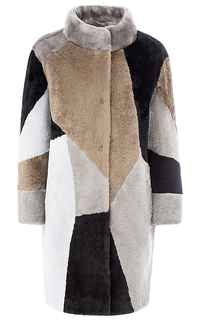 Шуба из овчины на синтепоне Virtuale Fur Collection