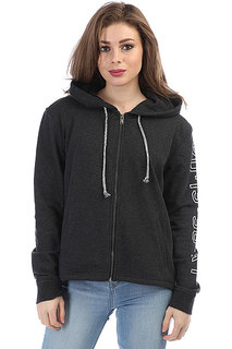 Толстовка кенгуру женская Roxy Endles Barrela Black Heather