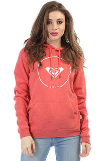 Толстовка кенгуру женская Roxy Aftersurffleece Spiced Coral Heather