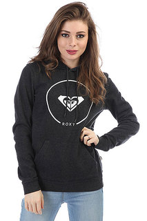 Толстовка кенгуру женская Roxy Aftersurffleece Anthracite Heather