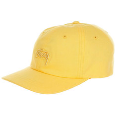 Бейсболка классическая Stussy Tonal Stock Low Cap Yellow