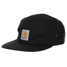 Бейсболка пятипанелька Carhartt WIP Backley Cap Black