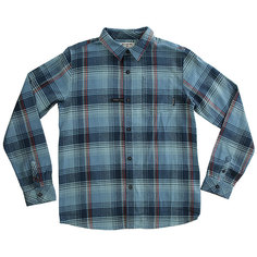 Рубашка в клетку детская Billabong Coastline Flannel Ls Blue