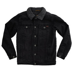 Куртка джинсовая детская Billabong Barlow Trucker Boy Salty Vinta Black