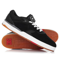 Кеды кроссовки низкие DC Shoes Tiago Black/White/Red