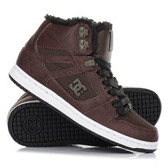 Кеды кроссовки зимние женские DC Shoes Rebound Hi Wnt Brown/Chocolate