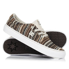 Кеды кроссовки низкие женские DC Shoes Trase Tx Le Tan/Brown