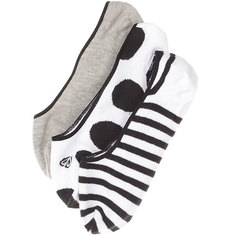 Комлект носков женский Roxy 3 Пары No Show Socks Anthracite