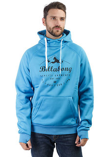 Толстовка классическая Billabong Downhill Bonded Hood Aqua Blue