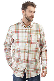 Рубашка в клетку Rip Curl Faded Check Shirt Bone White