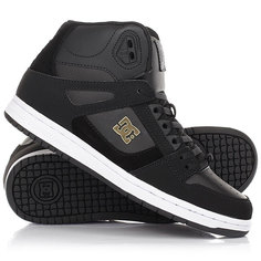 Кеды кроссовки высокие женские DC Rebound High Se Black/Gold