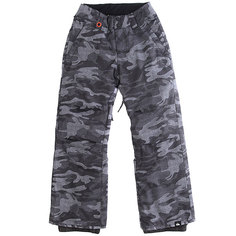 Штаны сноубордические детские Quiksilver Estat Black Grey Camokazi