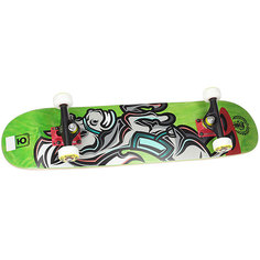 Скейтборд в сборе детский детский Юнион Horse Green/Yellow 28 x 7 (17.8 см)