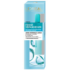 L`OREAL Аква-флюид для лица для нормальной и склонной к сухости кожи Гений Увлажнения 70 мл LOreal Paris