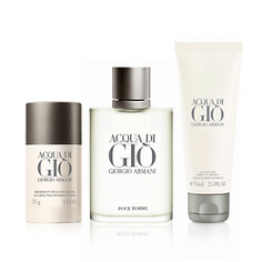 GIORGIO ARMANI Набор ACQUA DI GIO HOMME Туалетная вода, спрей 100 мл + Гель для душа 75 мл + Дезодорант 75 мл